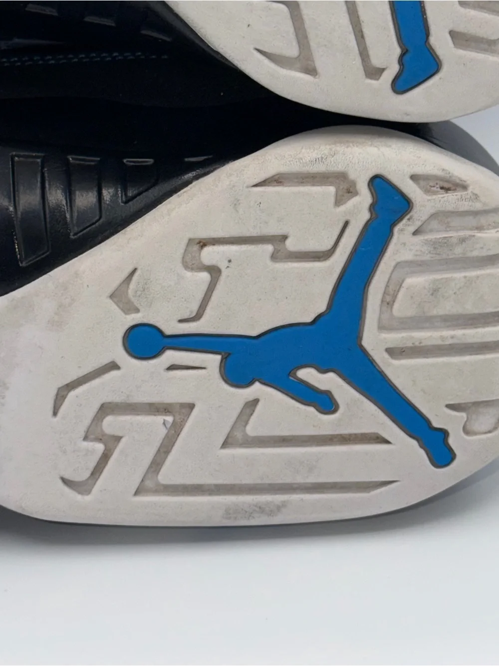 Air Jordan 9 Retro Size 12 Black-White-Photo Blue Used 302370-007